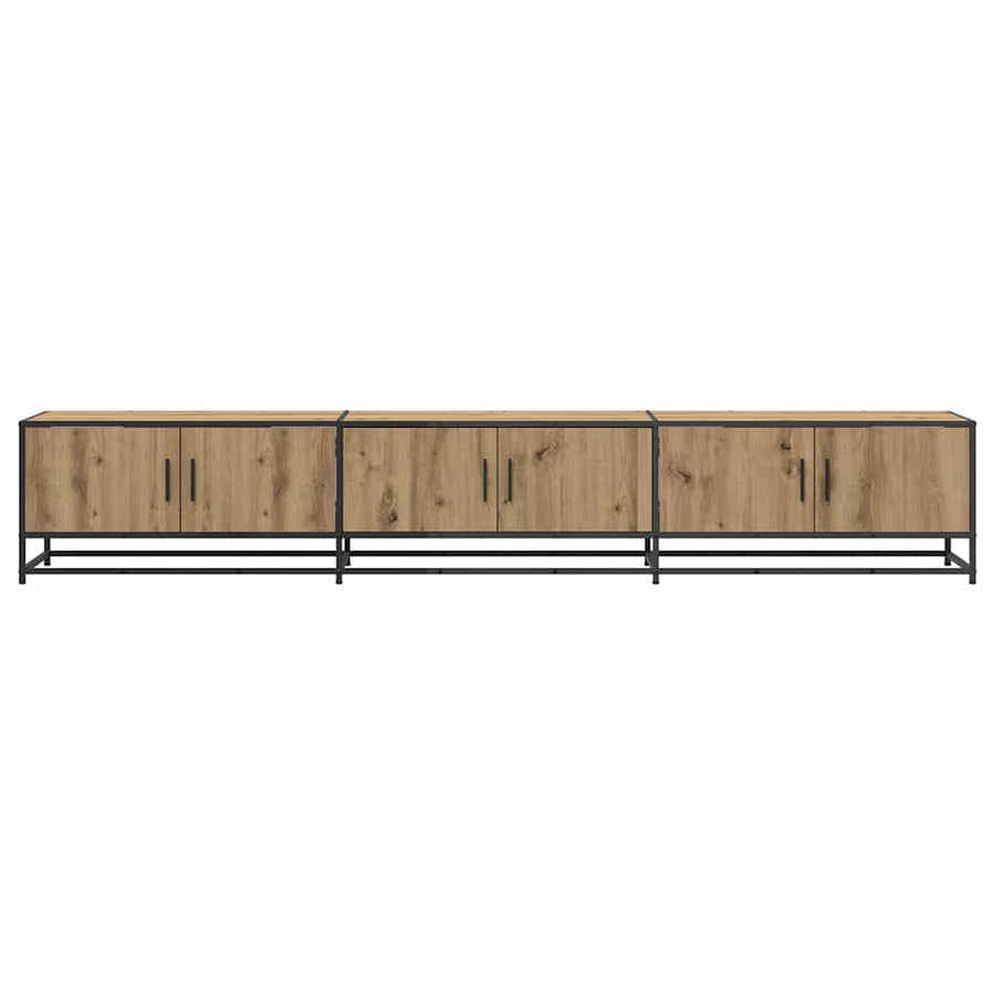 Tv Eenheden 2 Pcs Artisan Eiken 240 X 35 X 41 Cm Bewerkt Hout 240 cm