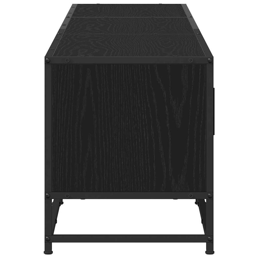 TV-kast Zwart eiken 240 x 35 x 41 cm Bewerkt hout