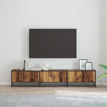 TV-kast Oud hout 210 x 35 x 41 cm Bewerkt hout