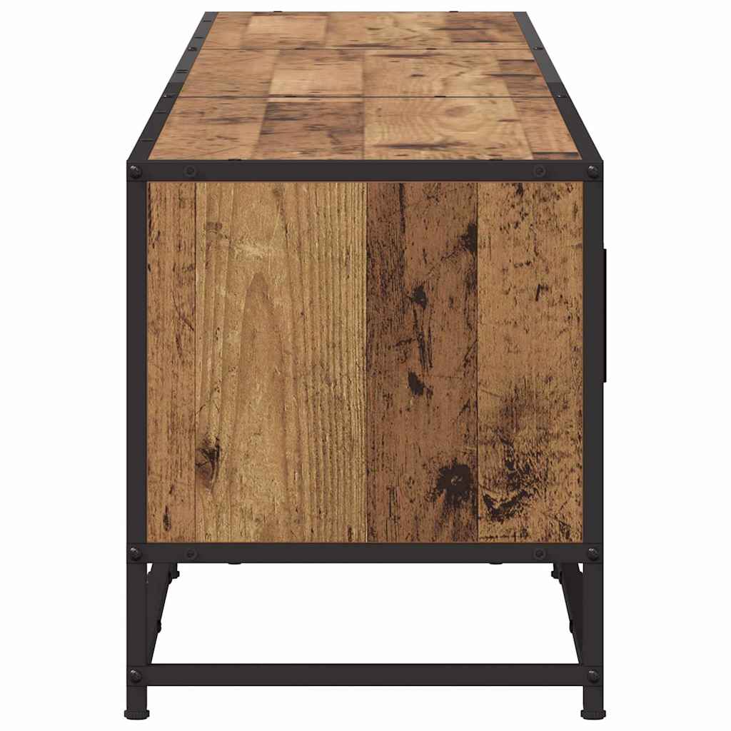 TV-kast Oud hout 210 x 35 x 41 cm Bewerkt hout
