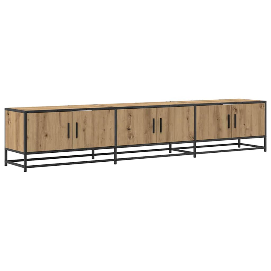 Tv Eenheden 2 Pcs Artisan Eiken 210 X 35 X 41 Cm Bewerkt Hout 210 cm