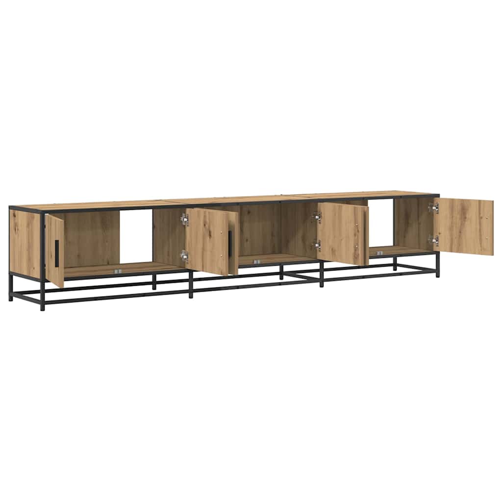 Tv Eenheden 2 Pcs Artisan Eiken 210 X 35 X 41 Cm Bewerkt Hout 210 cm