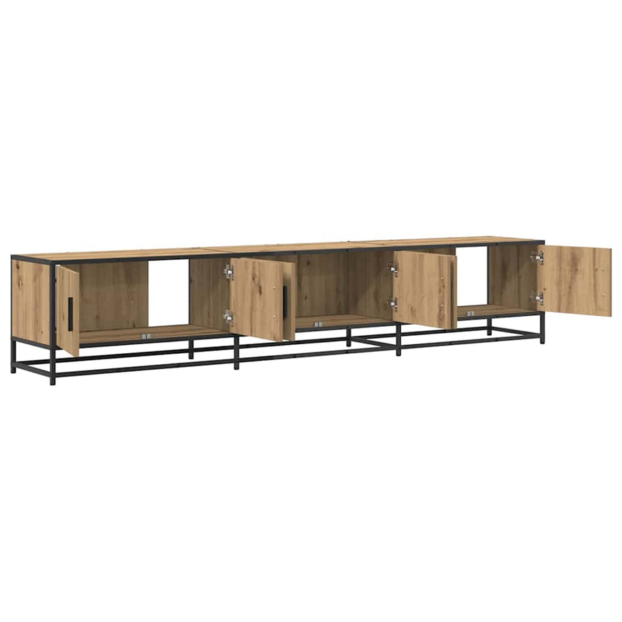 Tv Eenheden 2 Pcs Artisan Eiken 210 X 35 X 41 Cm Bewerkt Hout 210 cm