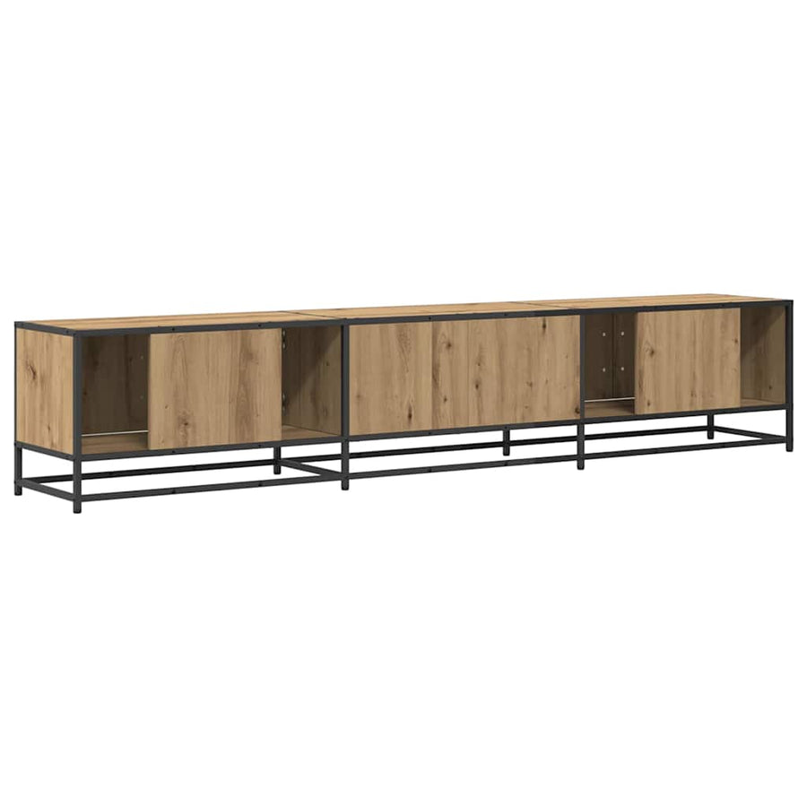 Tv Eenheden 2 Pcs Artisan Eiken 210 X 35 X 41 Cm Bewerkt Hout 210 cm