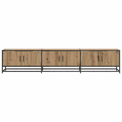 Tv Eenheden 2 Pcs Artisan Eiken 210 X 35 X 41 Cm Bewerkt Hout 210 cm
