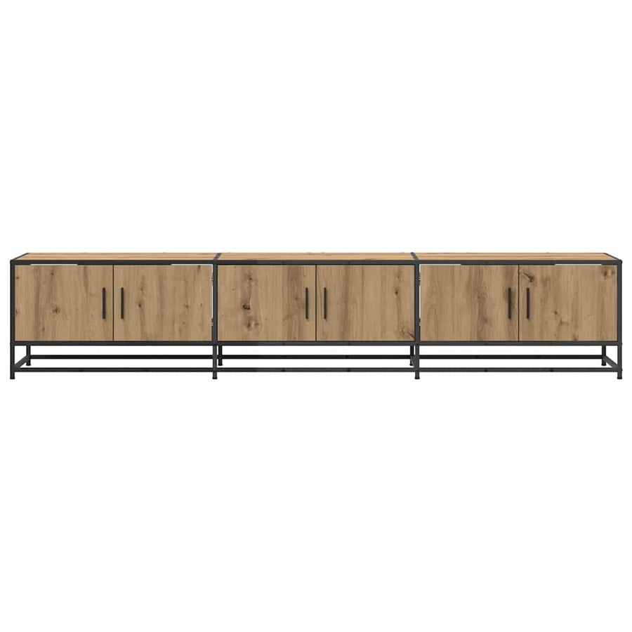 Tv Eenheden 2 Pcs Artisan Eiken 210 X 35 X 41 Cm Bewerkt Hout 210 cm