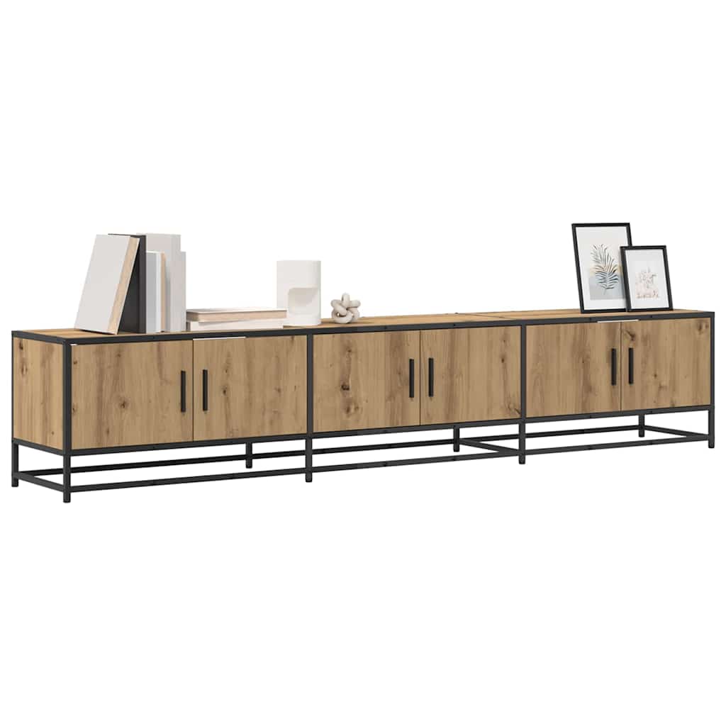 Tv Eenheden 2 Pcs Artisan Eiken 210 X 35 X 41 Cm Bewerkt Hout 210 cm