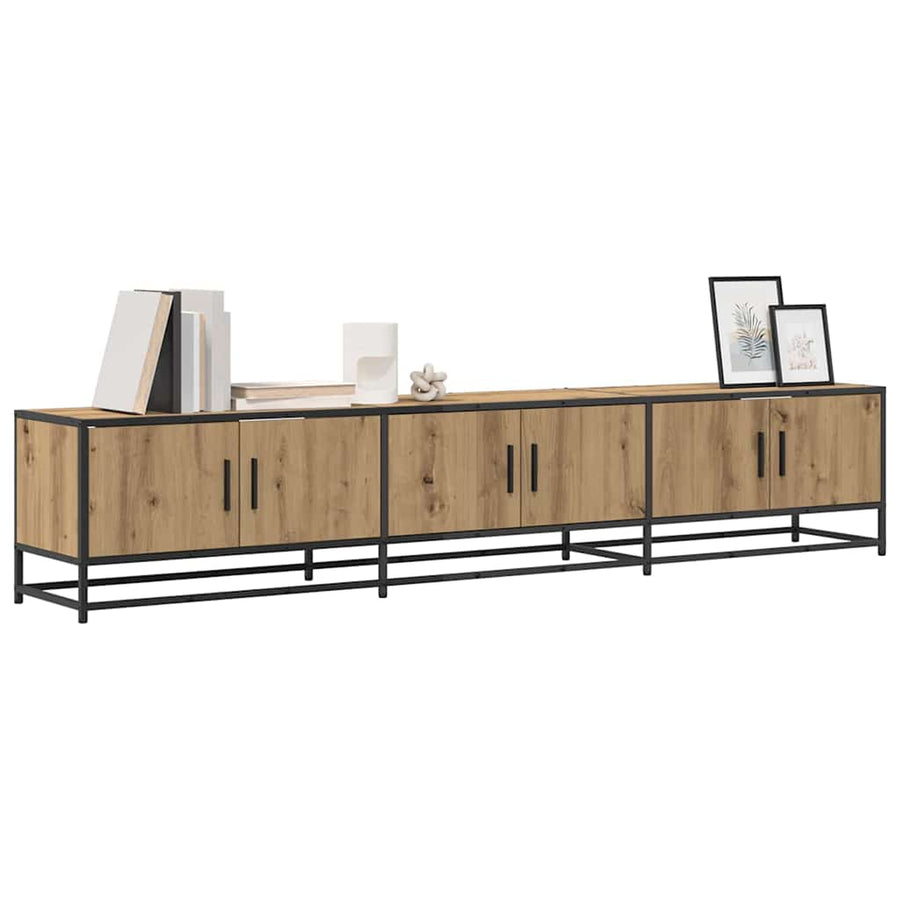 Tv Eenheden 2 Pcs Artisan Eiken 210 X 35 X 41 Cm Bewerkt Hout 210 cm