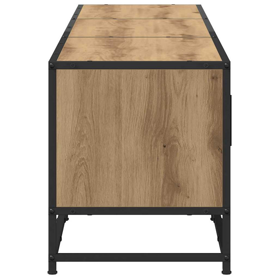 Tv Eenheden 2 Pcs Artisan Eiken 210 X 35 X 41 Cm Bewerkt Hout 210 cm