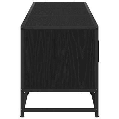TV-kast Zwart eiken 210 x 35 x 41 cm Bewerkt hout