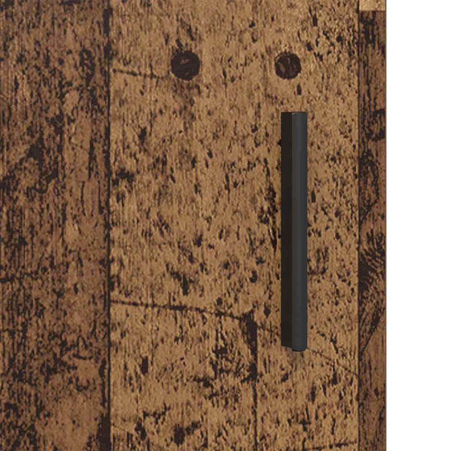 Badkamermeubelset 3 pcs Oud hout 65 x 33 x 60 cm Bewerkt hout