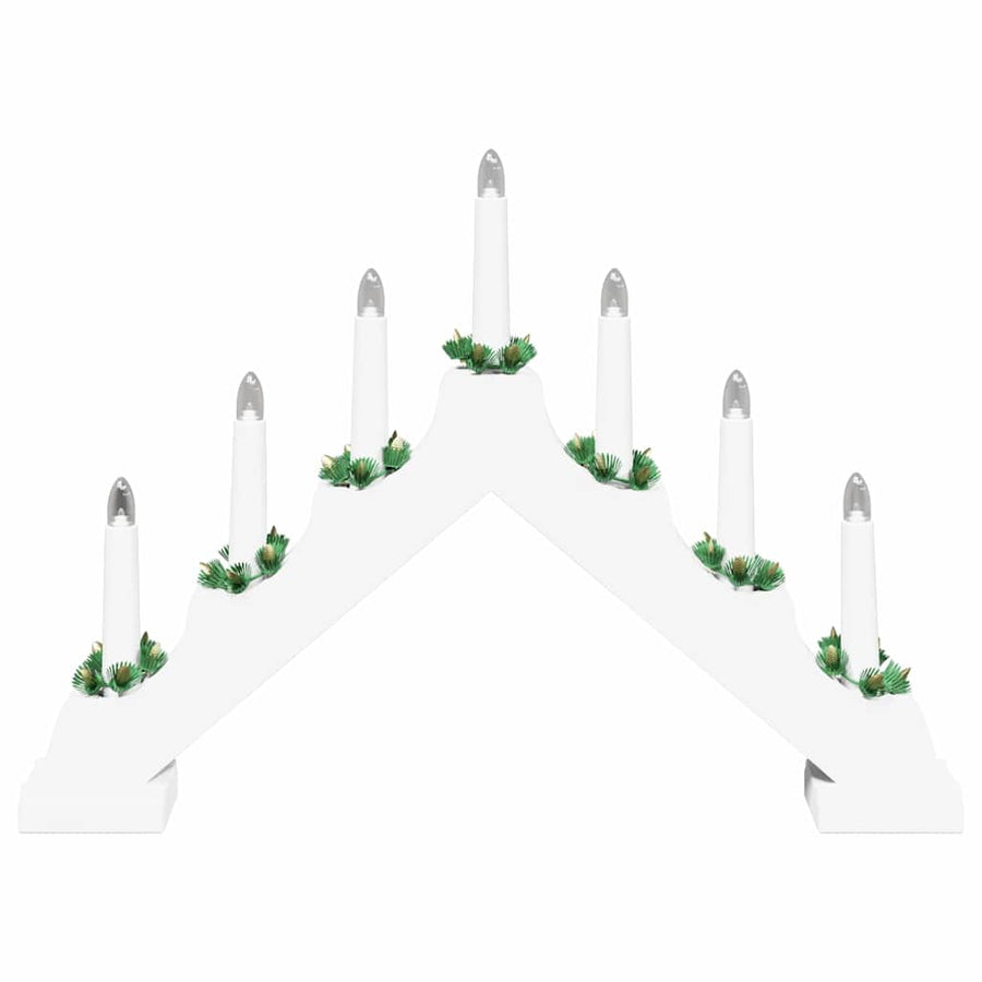 Kerst Kaars Brug 3 st 7 LED's Warmwit 39.5 x 5 x 29 cm