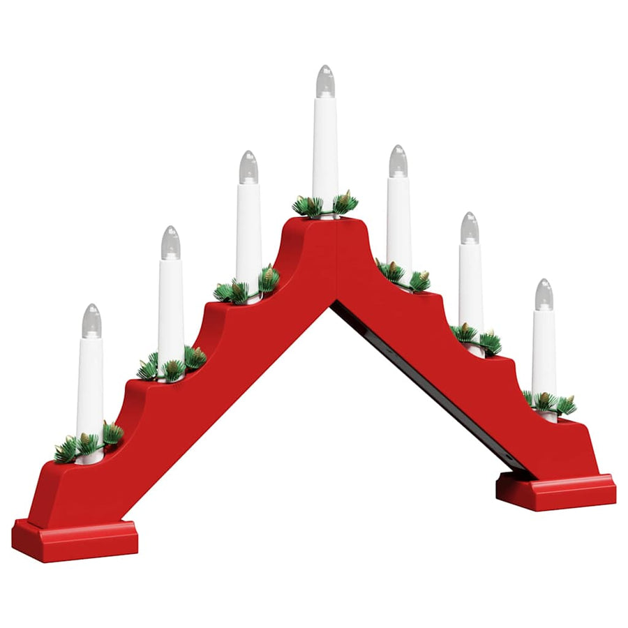 Kerst Kaars Brug 3 Pcs 39.5 X 5 X 29 Cm Massief Grenenhout 3