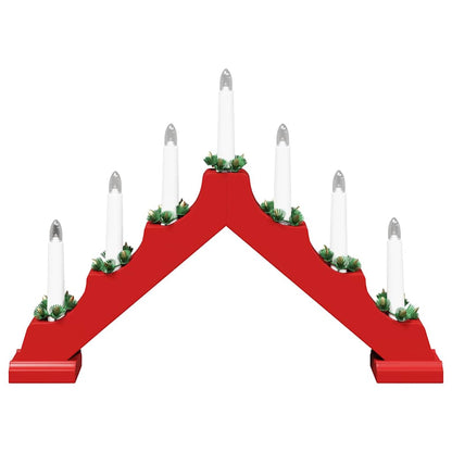 Kerst Kaars Brug 3 Pcs 39.5 X 5 X 29 Cm Massief Grenenhout 3
