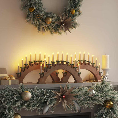 Kerst Kaarsenboog met 10 LED Kaarsen 3 st LED's Warmwit
