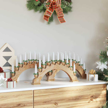 Kerst Kaarsenboog met 10 LED Kaarsen 3 st LED's Warmwit
