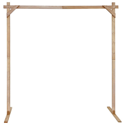 Trouwrand Licht Bruin 225 x 95 x 226 cm Massief Vurenhout