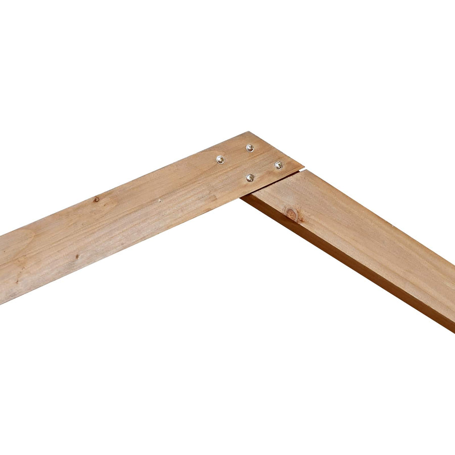 Trouwrand Licht Bruin 221 x 92 x 216 cm Massief Vurenhout