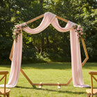 Wedding Arch Light Brown 221 x 92 x 216 cm Solid Spruce Wood