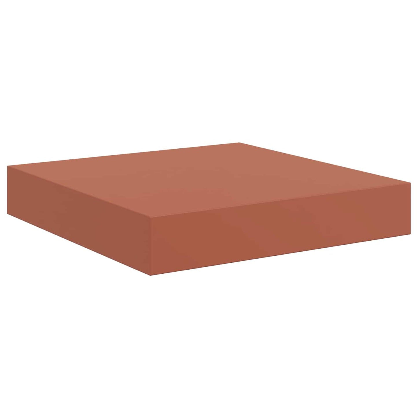 Wandplank Wandgemonteerd Rood 23 x 23,5 x 4 cm Bewerkt hout