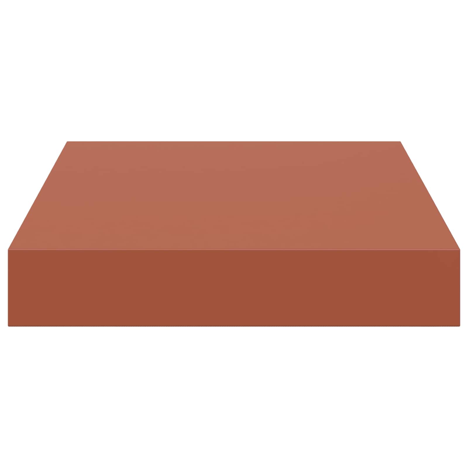 Wandplank Wandgemonteerd Rood 23 x 23,5 x 4 cm Bewerkt hout