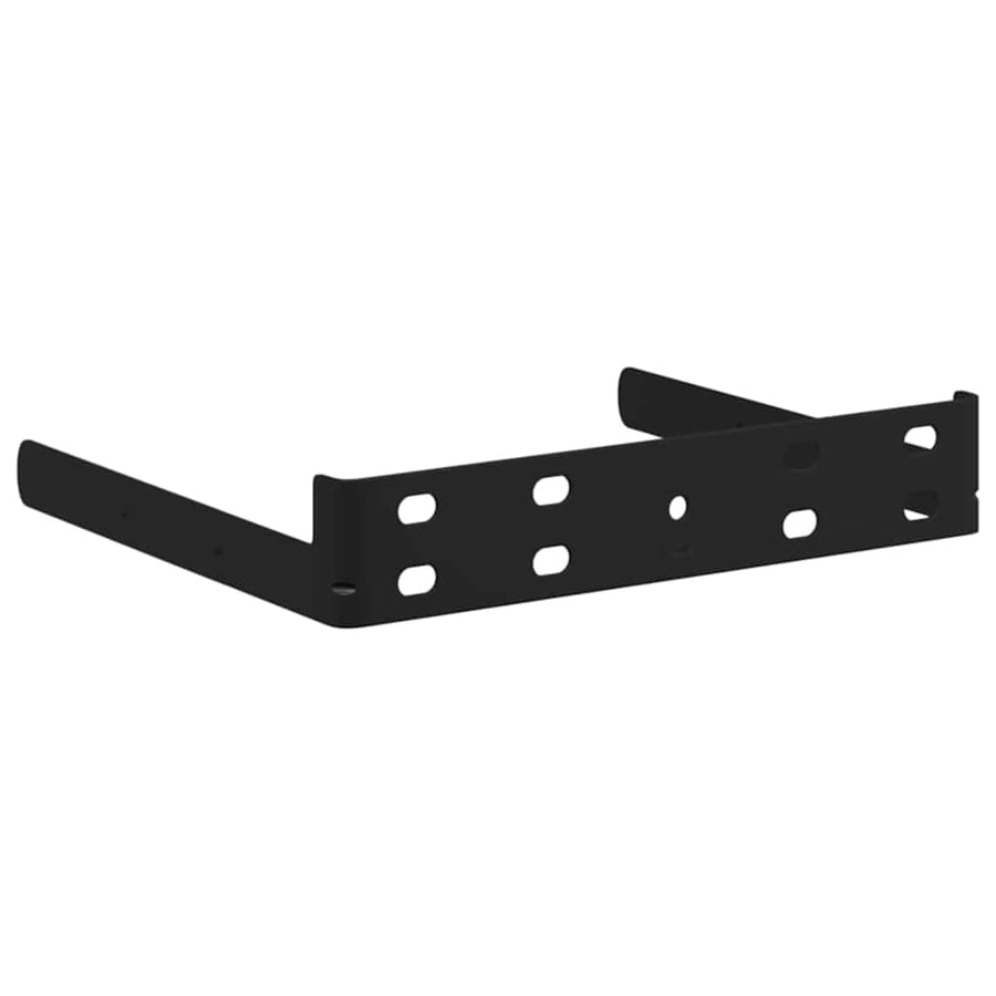 Wandplank met opslag 2 pcs Rood 23 x 23,5 x 4 cm Bewerkt hout