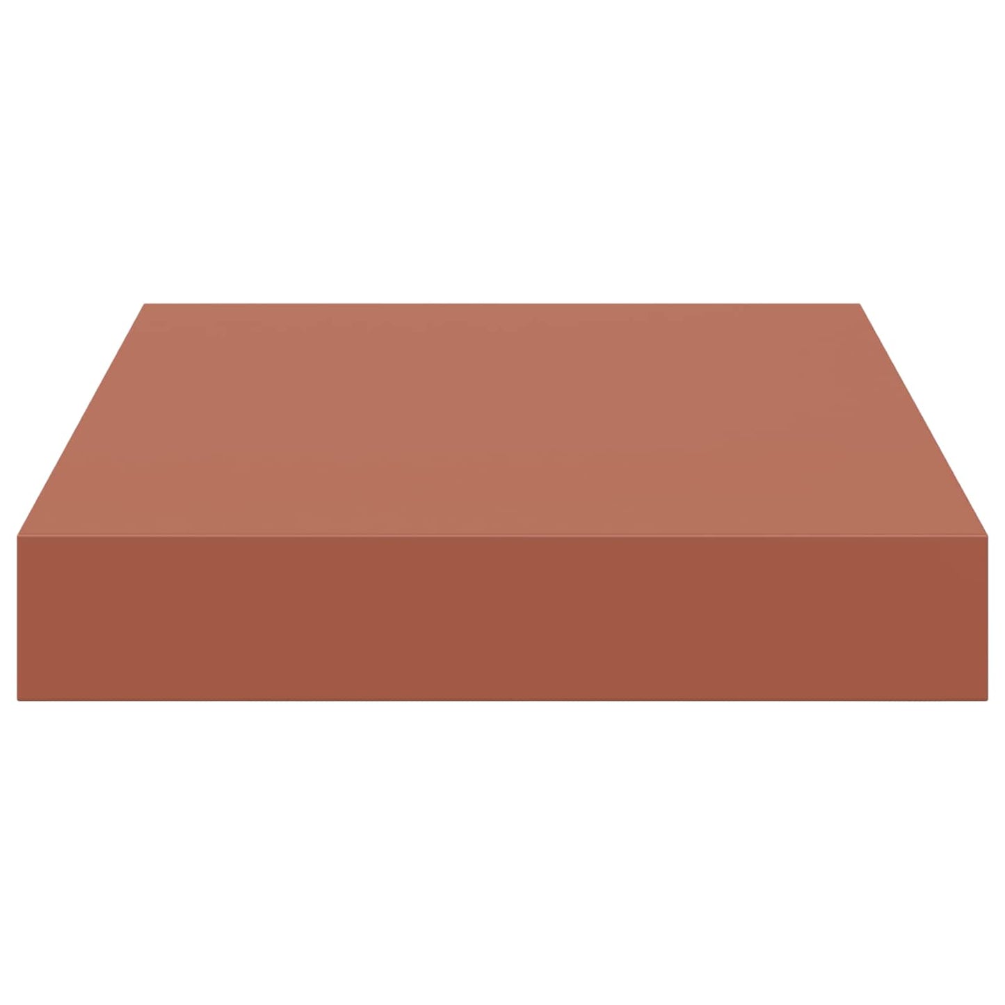 Wandplank met opslag 2 pcs Rood 23 x 23,5 x 4 cm Bewerkt hout