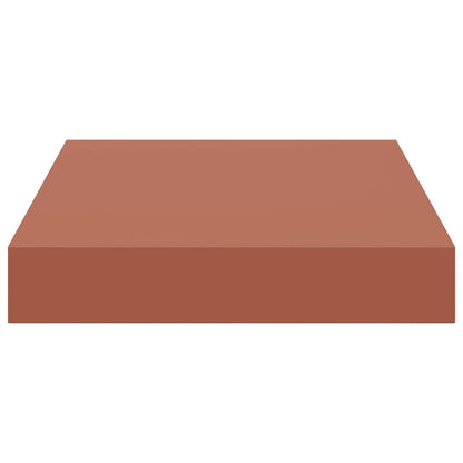 Wandplank met opslag 2 pcs Rood 23 x 23,5 x 4 cm Bewerkt hout