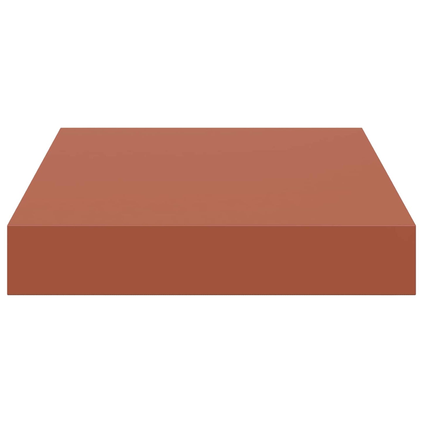 Wandplank met opslag 4 pcs Rood 23 x 23,5 x 4 cm Bewerkt hout