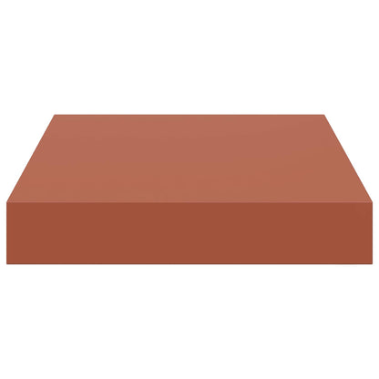 Wandplank met opslag 4 pcs Rood 23 x 23,5 x 4 cm Bewerkt hout