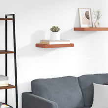 Wandplank Wandgemonteerd Rood 40 x 23,5 x 4 cm Bewerkt hout