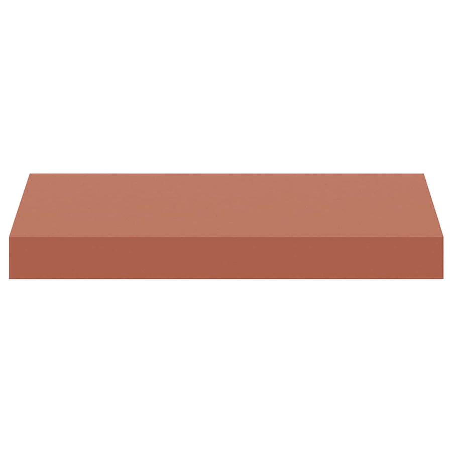 Wandplank met opslag 2 pcs Rood 40 x 23,5 x 4 cm Bewerkt hout