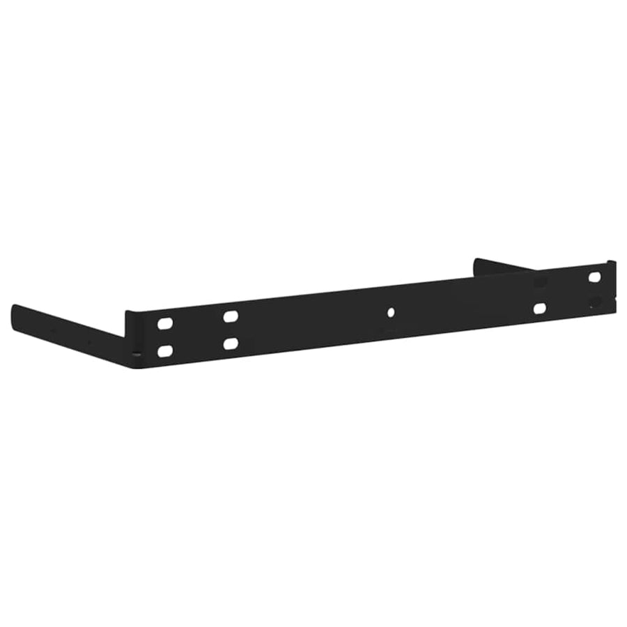 Wandplank Wandgemonteerd Rood 50 x 23 x 4 cm Bewerkt hout