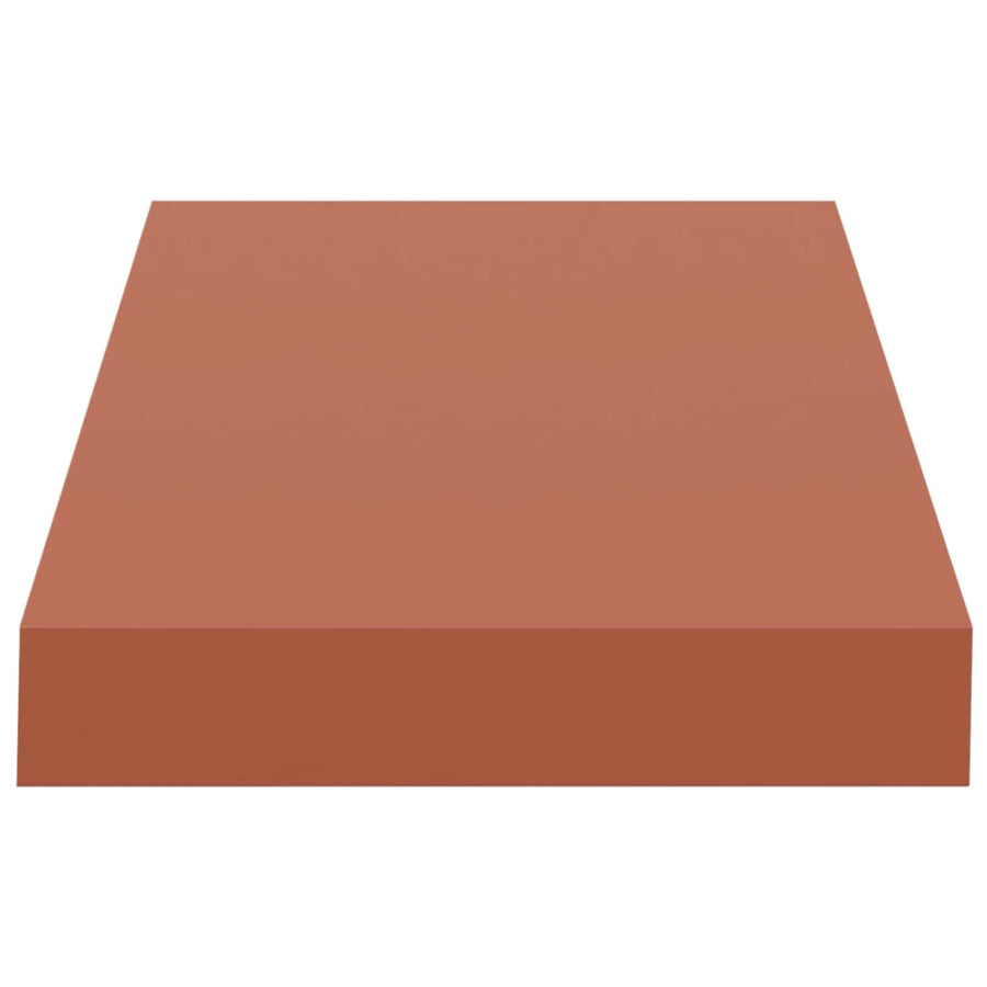 Wandplank Wandgemonteerd Rood 50 x 23 x 4 cm Bewerkt hout