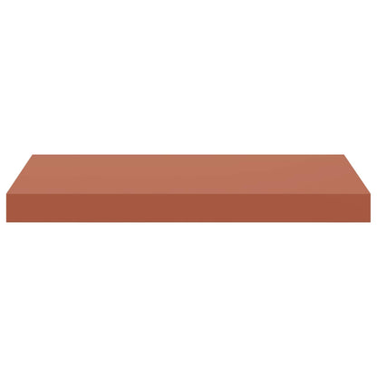 Wandplank Wandgemonteerd 2 pcs Rood 50 x 23 x 4 cm Bewerkt hout