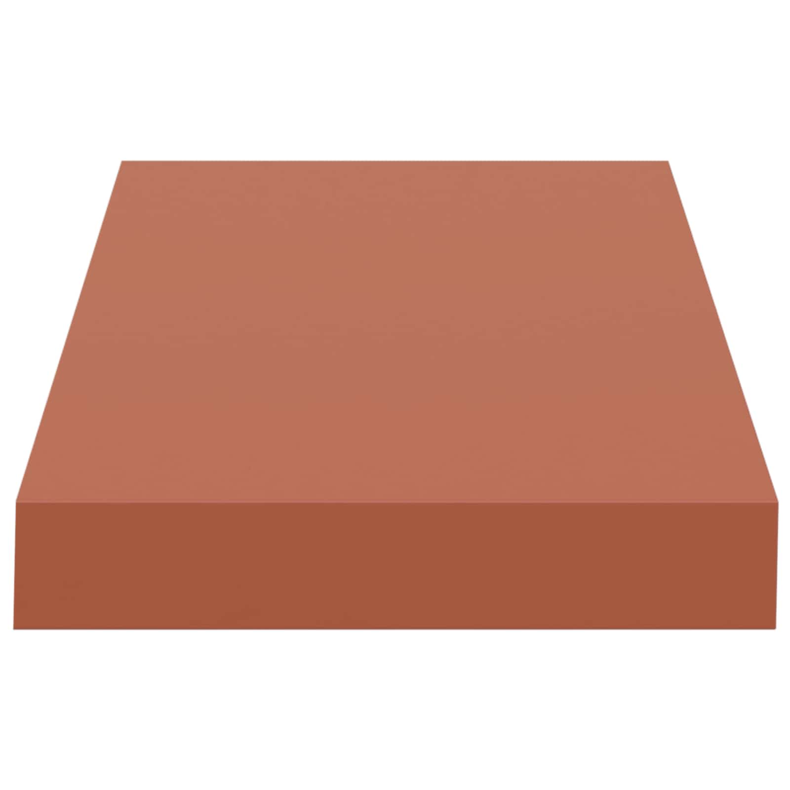 Wandplank Wandgemonteerd 2 pcs Rood 50 x 23 x 4 cm Bewerkt hout