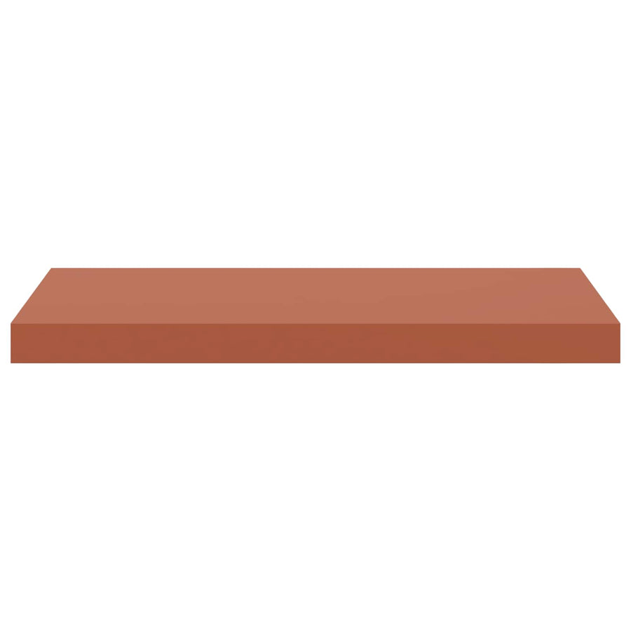 Wandplank Wandgemonteerd Rood 50 x 23 x 4 cm Bewerkt hout