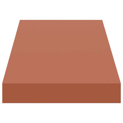 Wandplank Wandgemonteerd Rood 50 x 23 x 4 cm Bewerkt hout