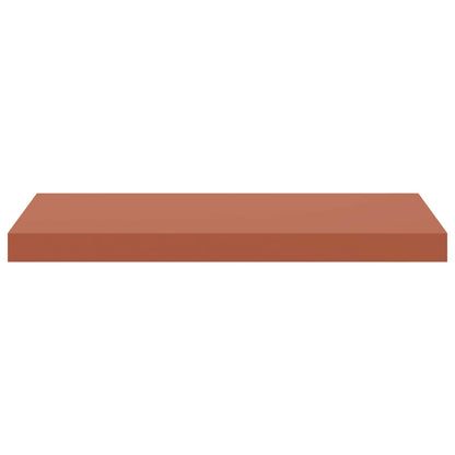 Wandplank Wandgemonteerd 2 pcs Rood 50 x 23 x 4 cm Bewerkt hout