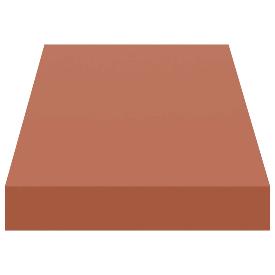 Wandplank Wandgemonteerd 2 pcs Rood 50 x 23 x 4 cm Bewerkt hout
