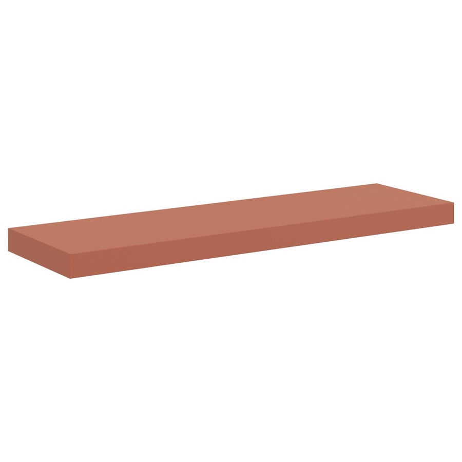 Wandplank Wandgemonteerd Rood 80 x 23,5 x 4 cm Bewerkt hout