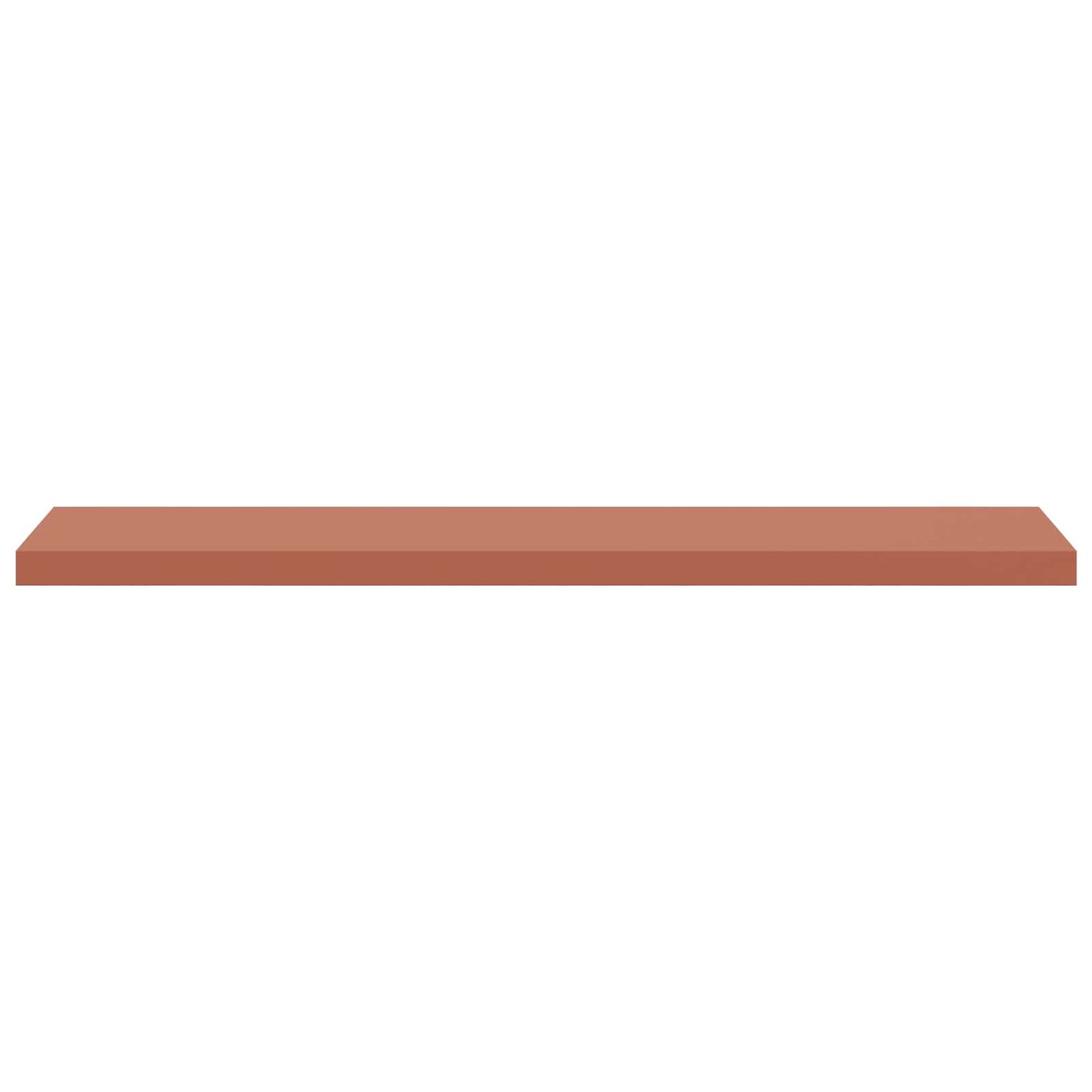 Wandplank Wandgemonteerd Rood 120 x 23,5 x 4 cm Bewerkt hout