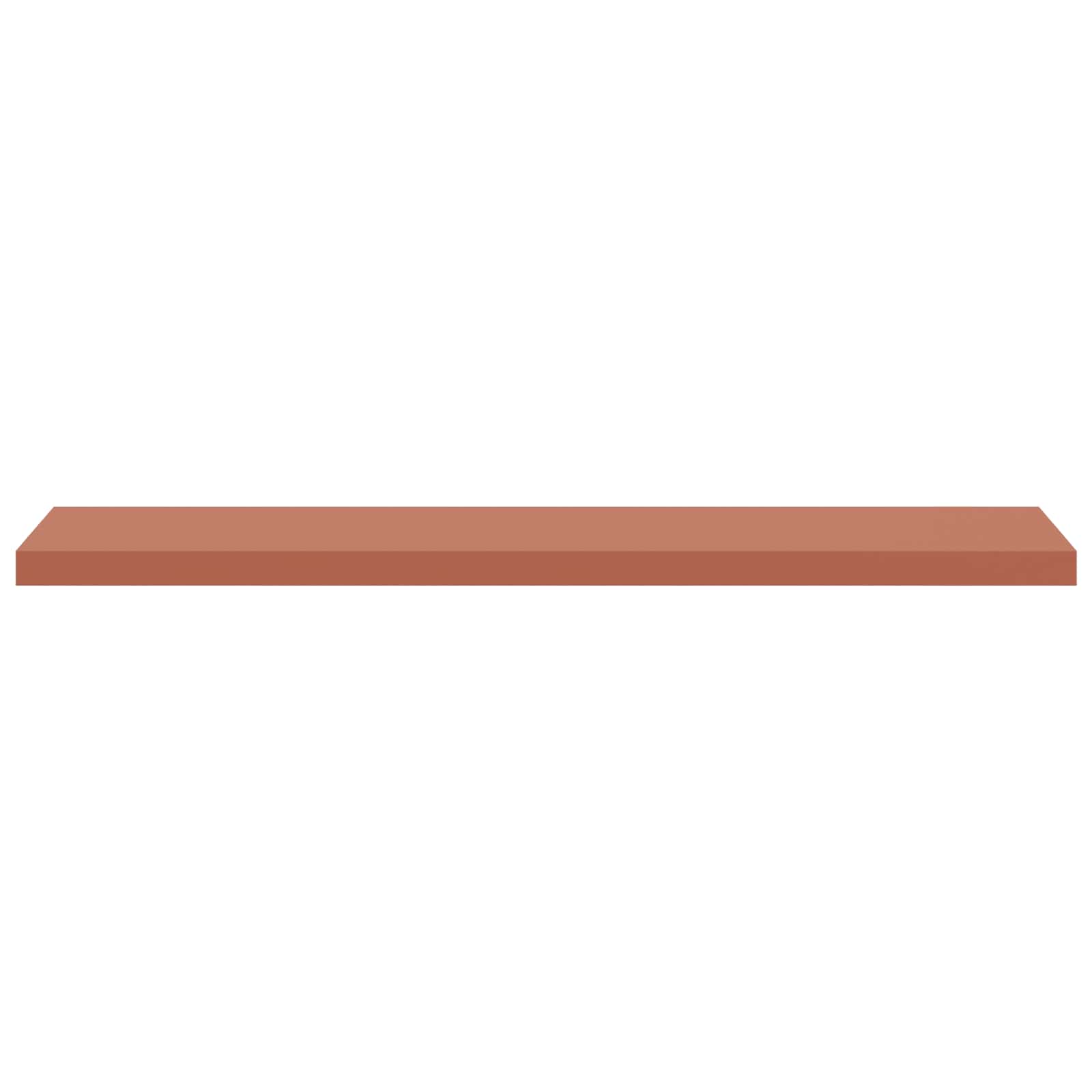 Wandplank Wandgemonteerd Rood 120 x 23,5 x 4 cm Bewerkt hout