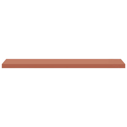 Wandplank Wandgemonteerd Rood 120 x 23,5 x 4 cm Bewerkt hout