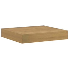 Wandplank Wandgemonteerd Bruin 23 x 23,5 x 4 cm Bewerkt hout