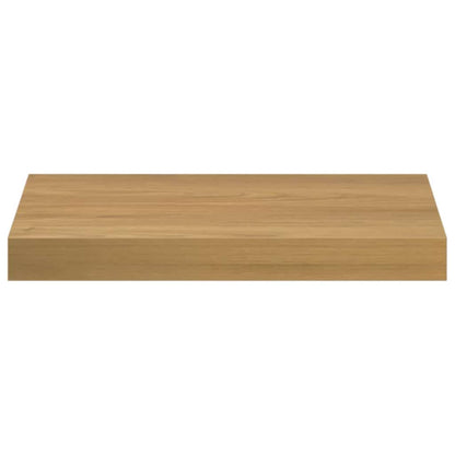 Wandplank met opslag 2 pcs Bruin 40 x 23,5 x 4 cm Bewerkt hout