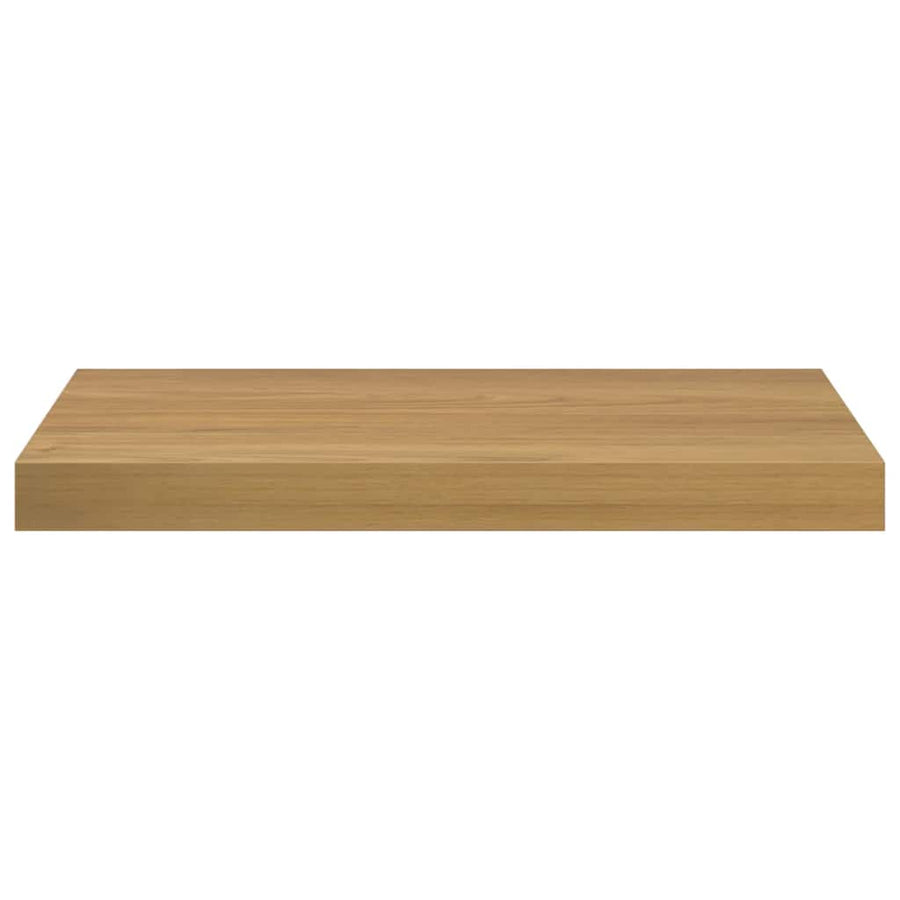 Wandplank Wandgemonteerd Bruin 50 x 23 x 4 cm Bewerkt hout