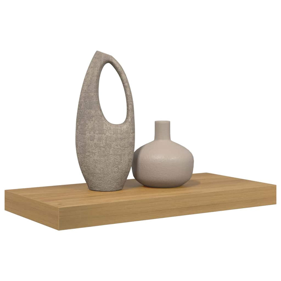 Wandplank Wandgemonteerd Bruin 50 x 23 x 4 cm Bewerkt hout