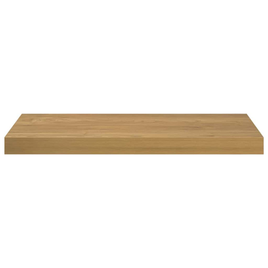Wandplank Wandgemonteerd Bruin 50 x 23 x 4 cm Bewerkt hout
