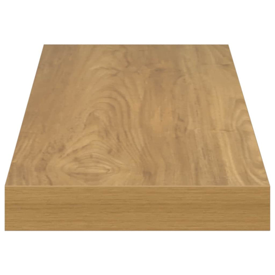 Wandplank Wandgemonteerd Bruin 50 x 23 x 4 cm Bewerkt hout